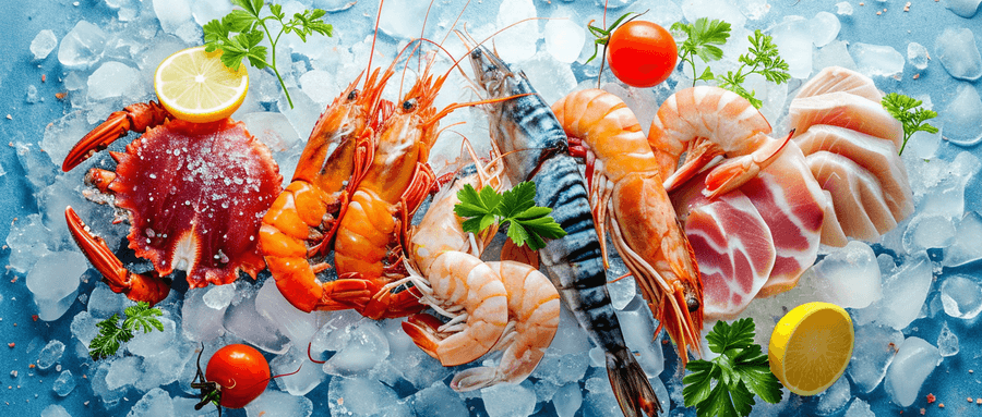 1721119607111542.png 千庫(kù)網(wǎng)_放在冰上的海鮮水產(chǎn)_攝影圖編號(hào)20478741.png